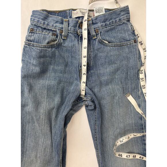 Levi's 569 Loose Straight Jeans Grunge Baggy Relaxed Light Wash Kids Size 10 S - Picture 3 of 12